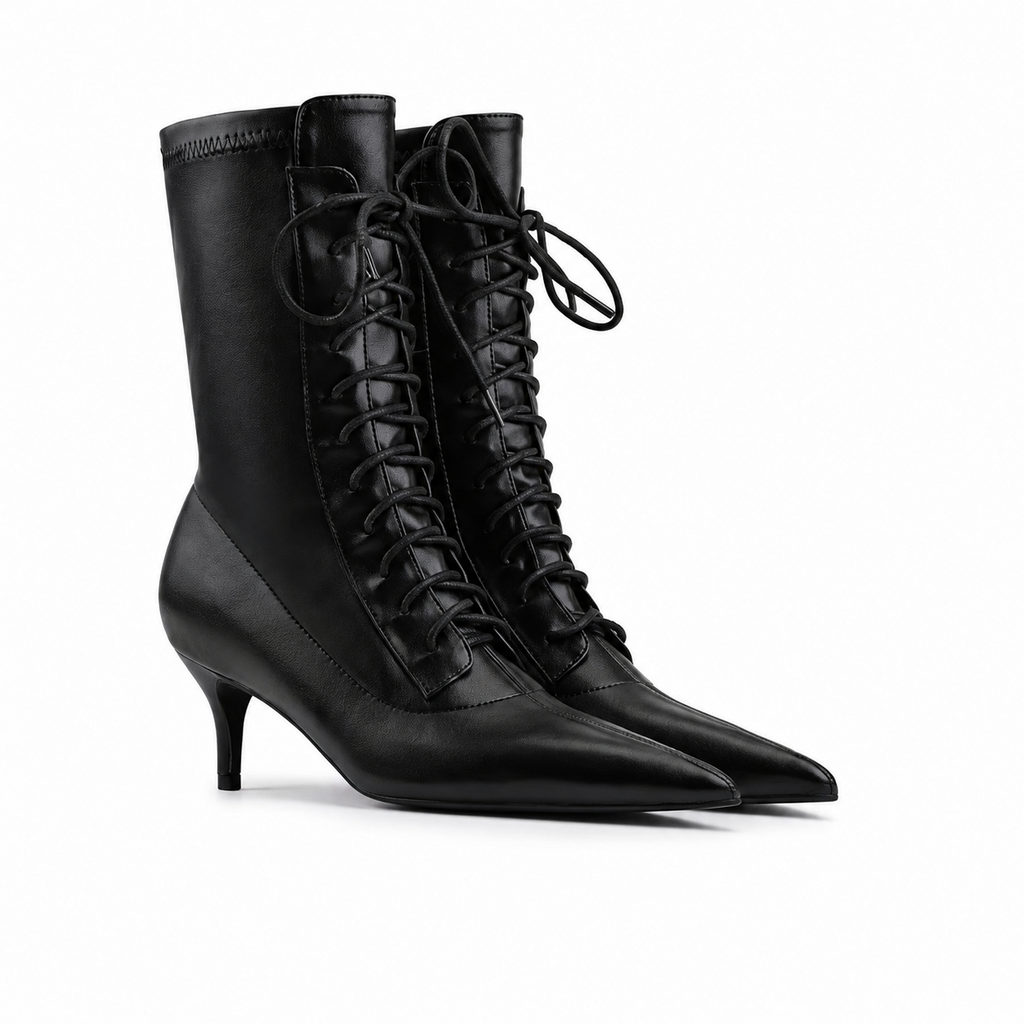 Bottes Femme à Lacets - Nicole