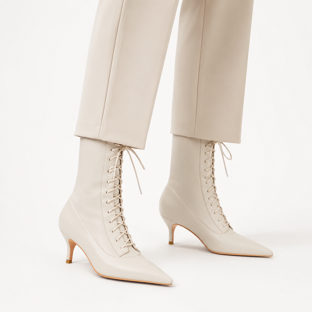 Bottes Femme à Lacets - Nicole