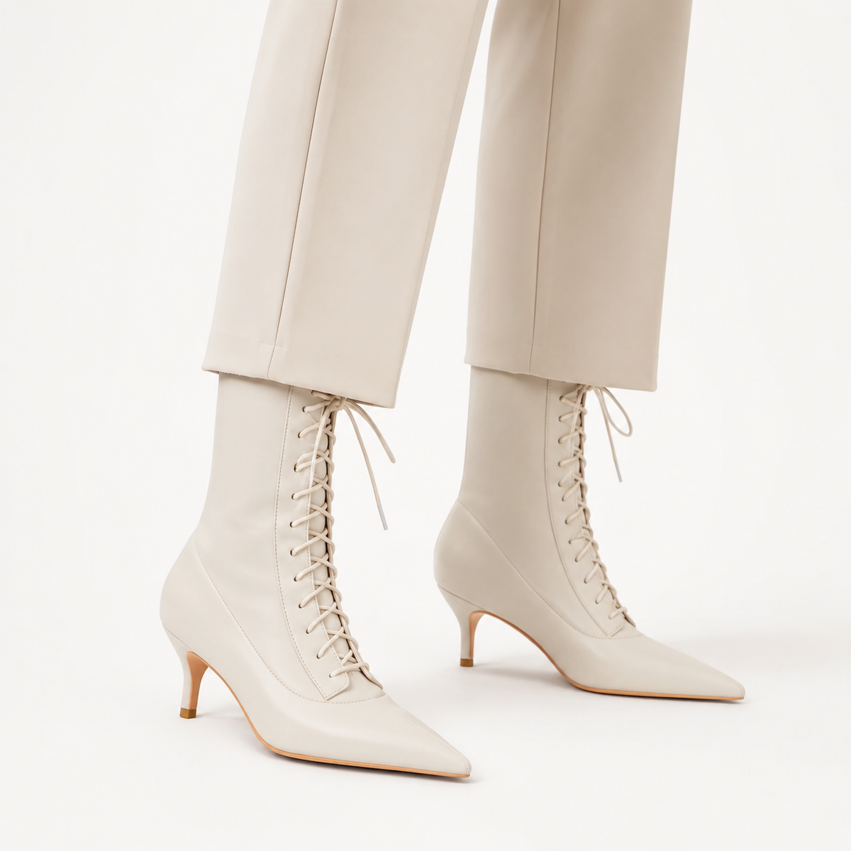Bottes Femme à Lacets - Nicole