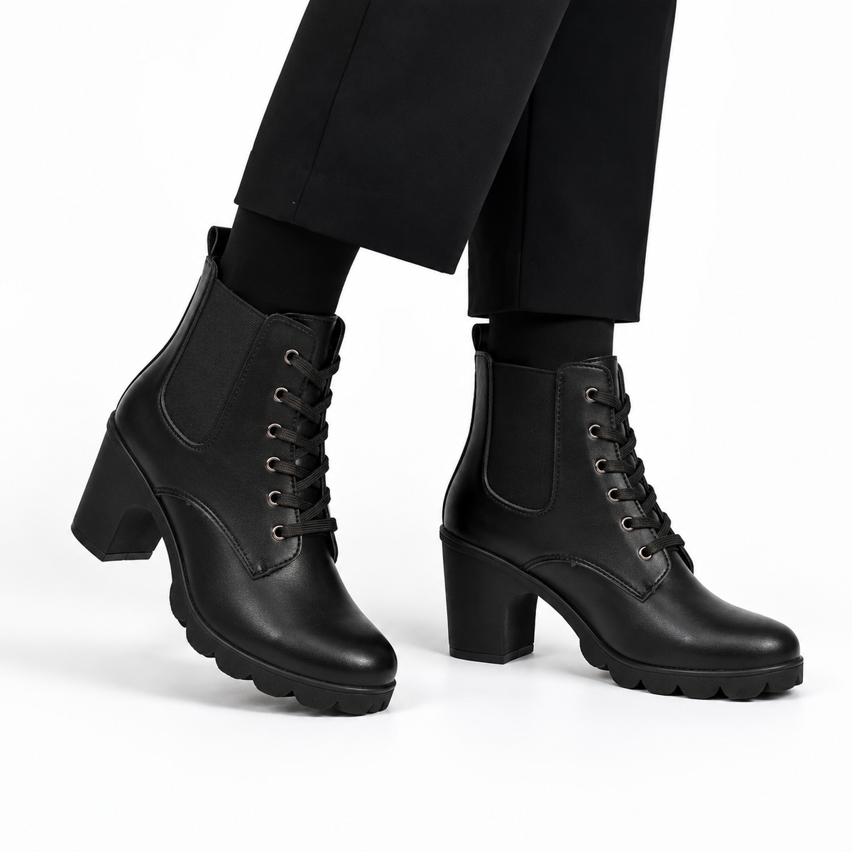 Bottes Femme à Lacets - Nerina
