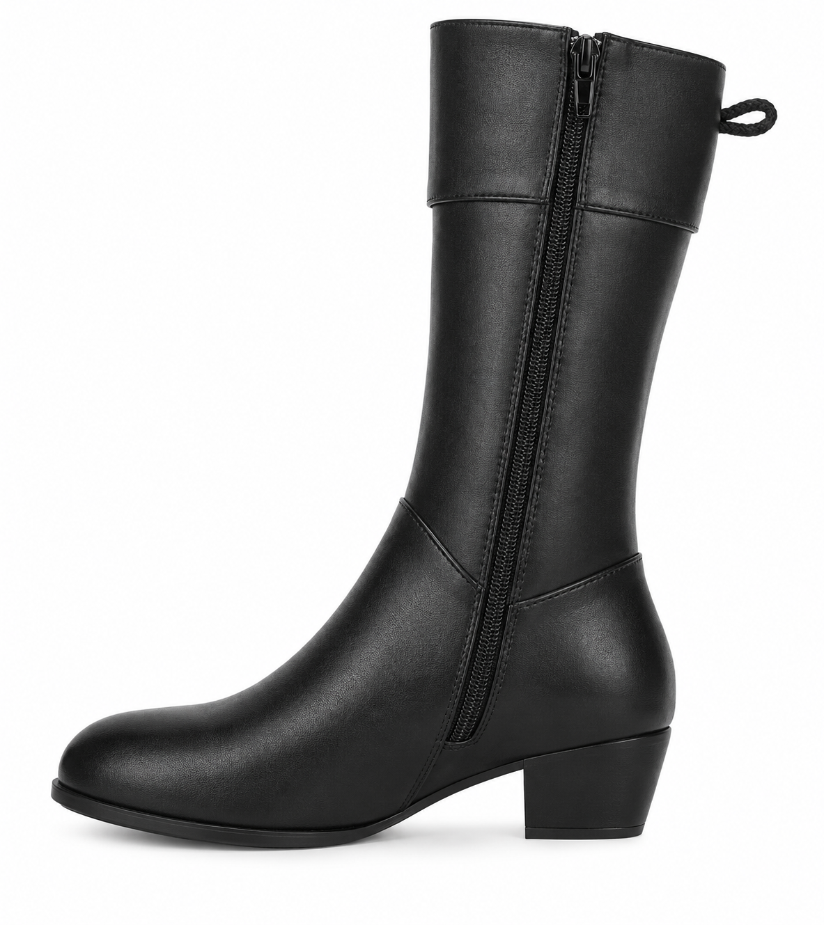 Bottes Femme Mi Mollet en Cuir - LYA