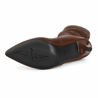 Bottes Femme Mollets Larges en Cuir - LOUISA