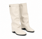 Bottes Femme Mollets Larges en Cuir - LYANA