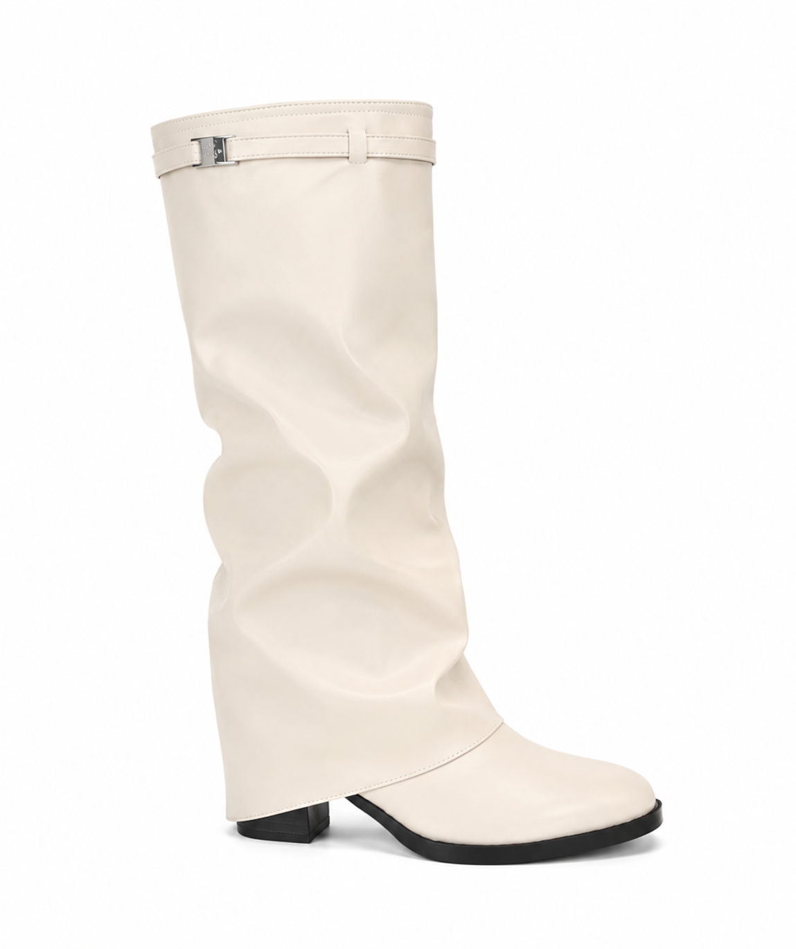Bottes Femme Mollets Larges en Cuir - LYANA