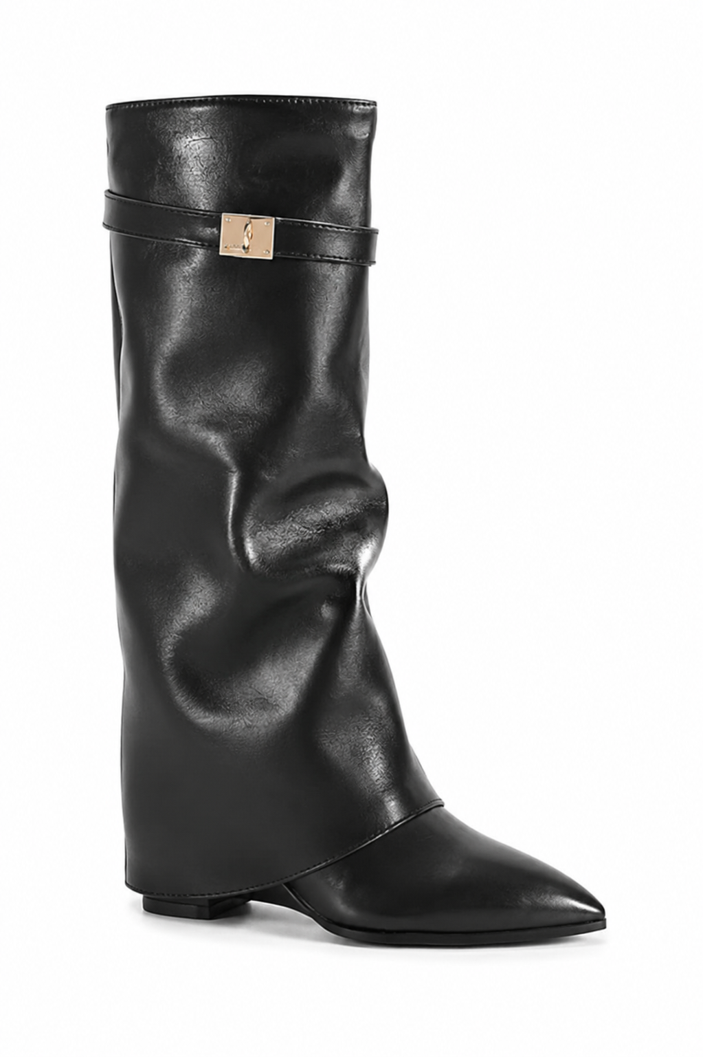 Bottes Femme Mollets Larges en Cuir - MARIA