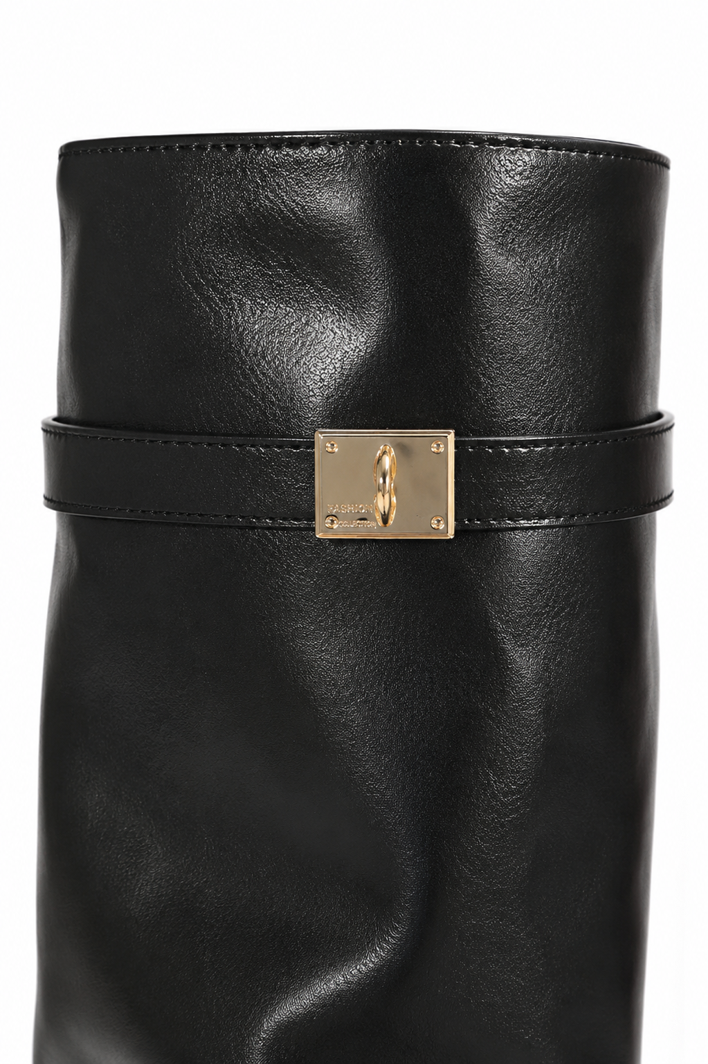 Bottes Femme Mollets Larges en Cuir - MARIA