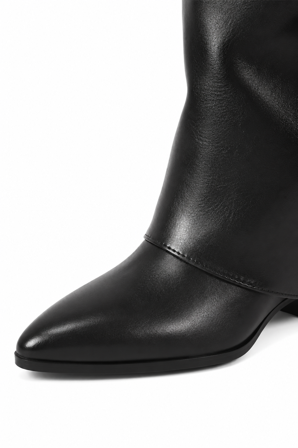 Bottes Femme Mollets Larges en Cuir - MARIA