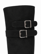 Bottes Femme Mollets Large en Daim - Amalia