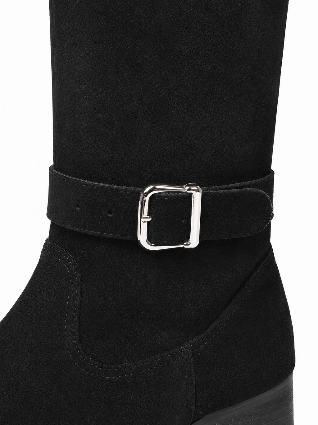 Bottes Femme Mollets Large en Daim - Amalia