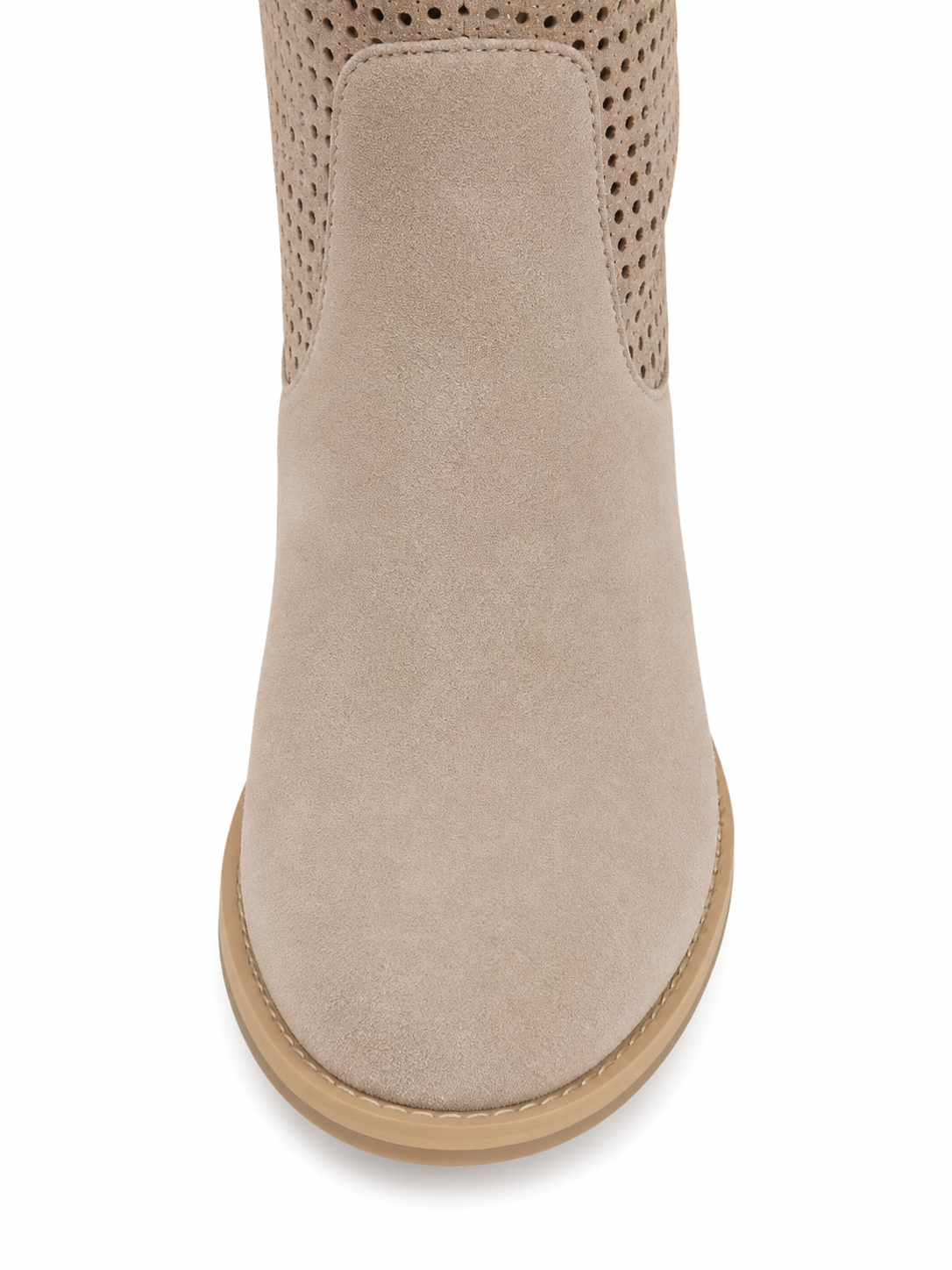 Bottes Femme Mollets Large en Daim - Celeste
