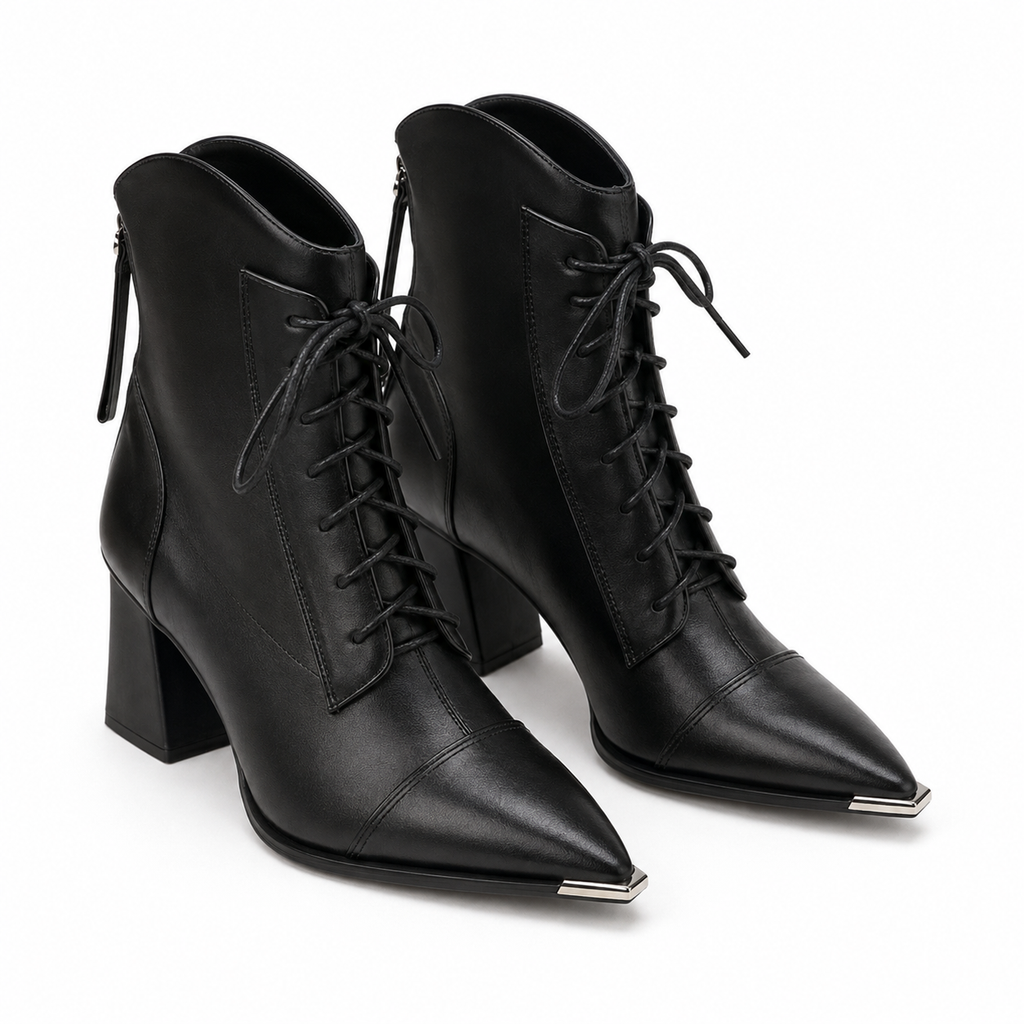 Bottes Femme à Lacets - Ornella