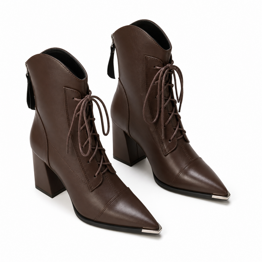 Bottes Femme à Lacets - Ornella